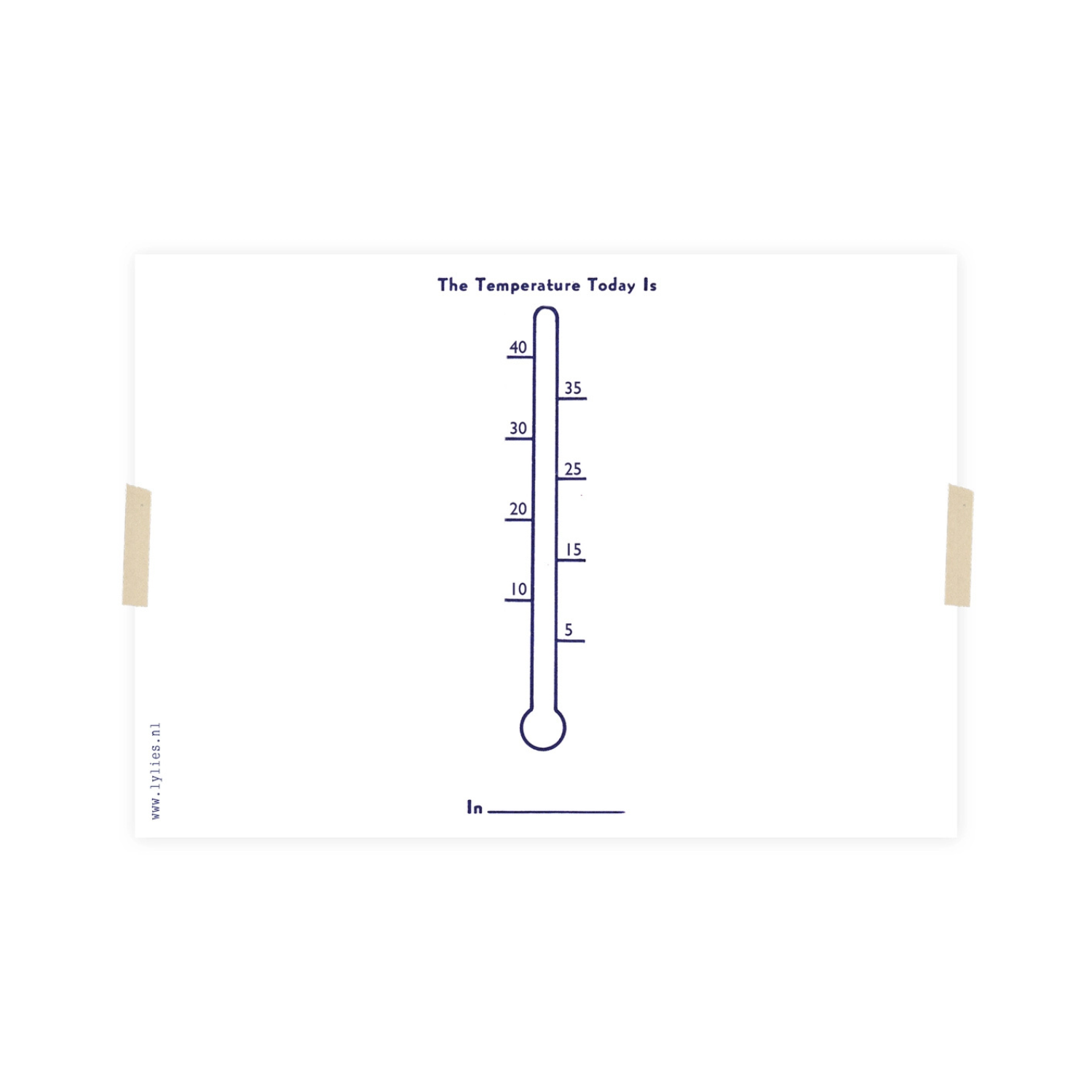 Postkaart Lady in Red | Lylies