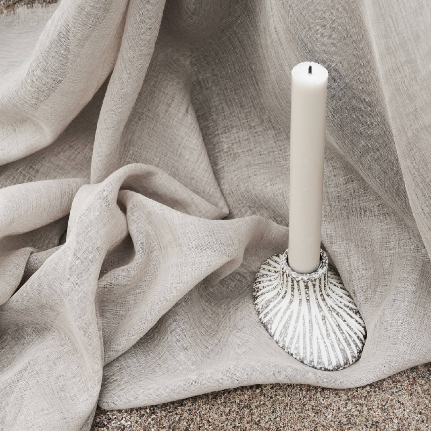 LINE Candle holder Stone Stripe | Lindform