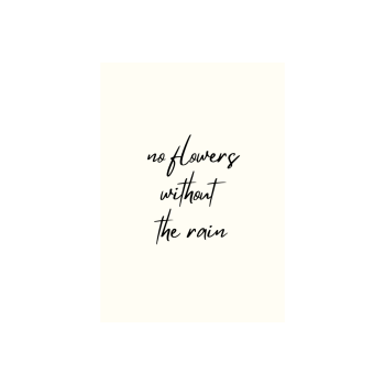 No Flowers Without | Blooming Label