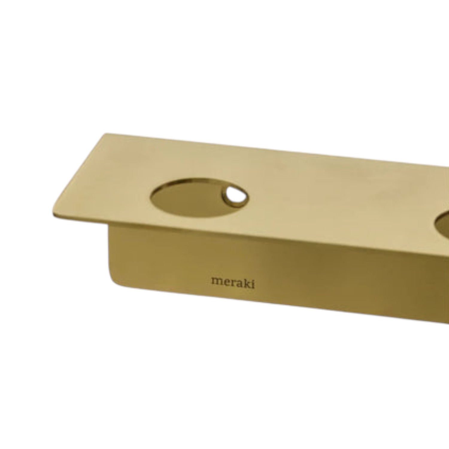 Bottle Hanger with Hooks Brushed brass finish | Meraki