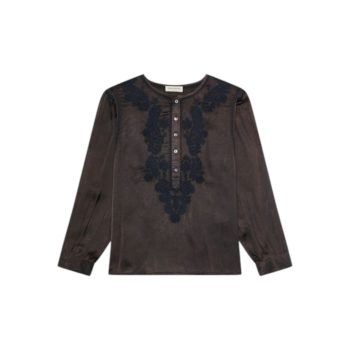 Satin Star Blouse Mystic Green | Maison Hotel