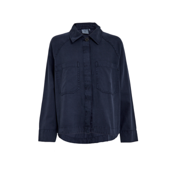 Kelly Shirt Jacket Black Iris | Peppercorn