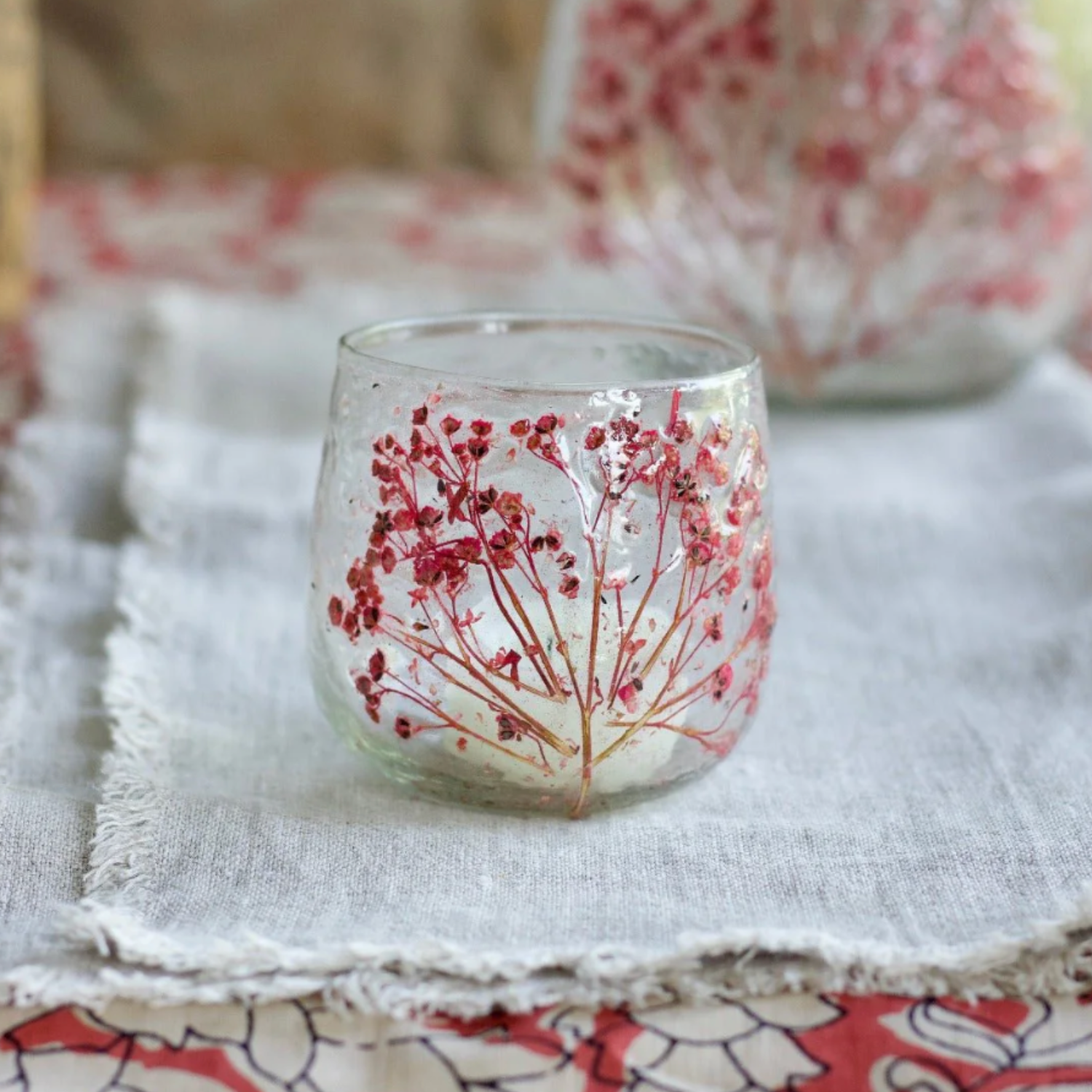 Red Light Flower Glass | De Weldaad