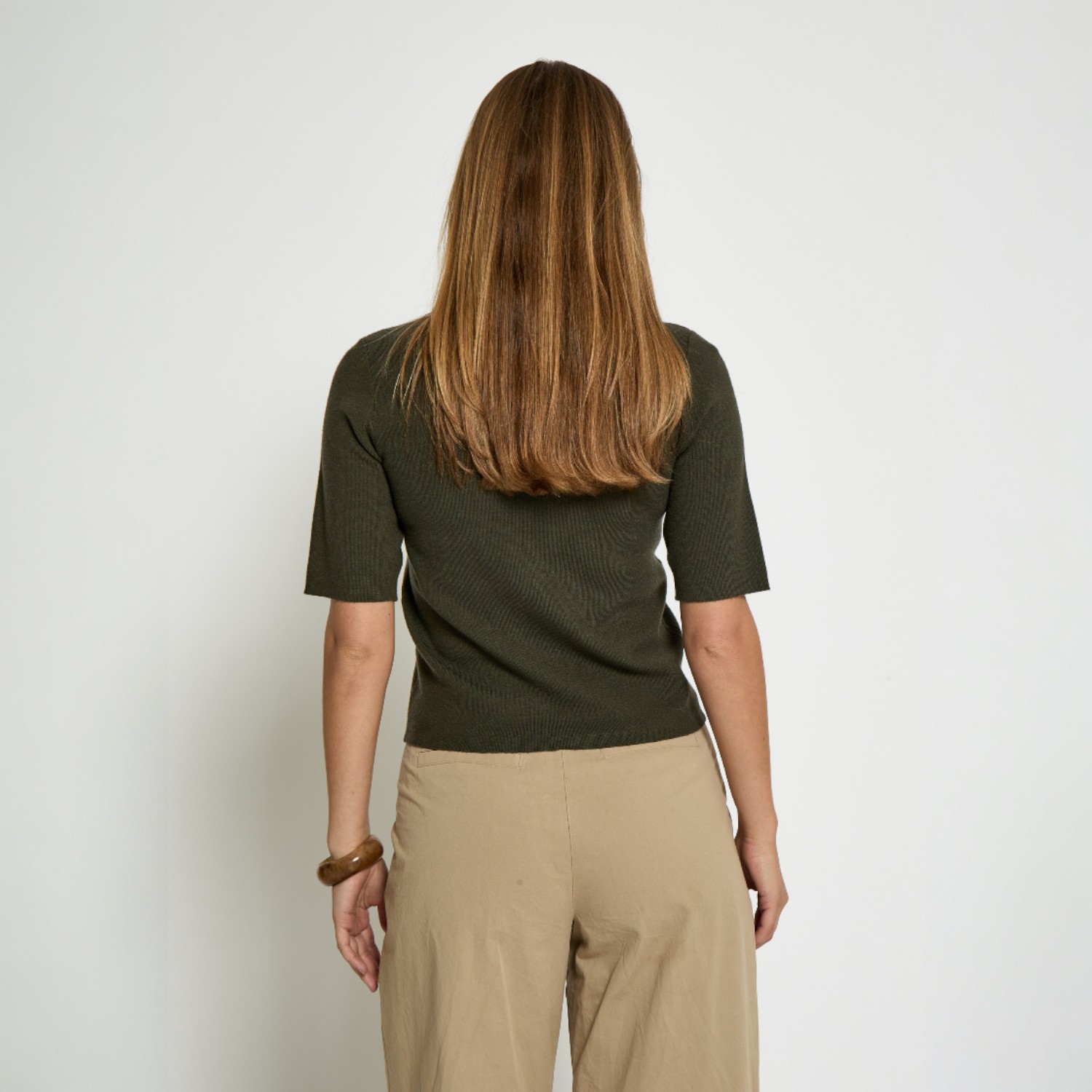 Kaylee half sleeve Cardigan Grape Leaf | Peppercorn