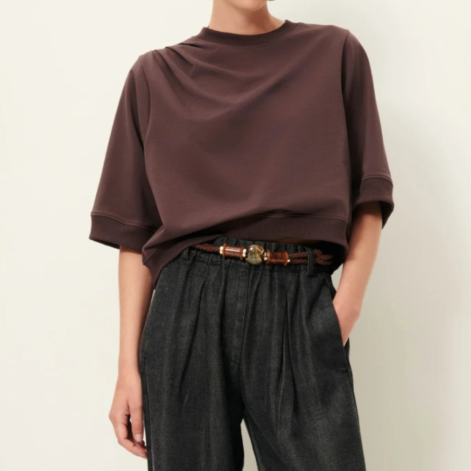 Pova Shirt Espresso | Sessun