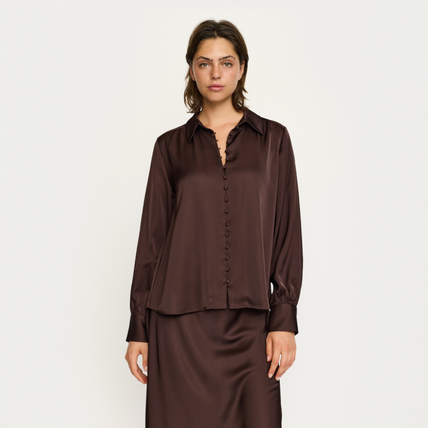 Abia Blouse Coffee Bean | Soft Rebels