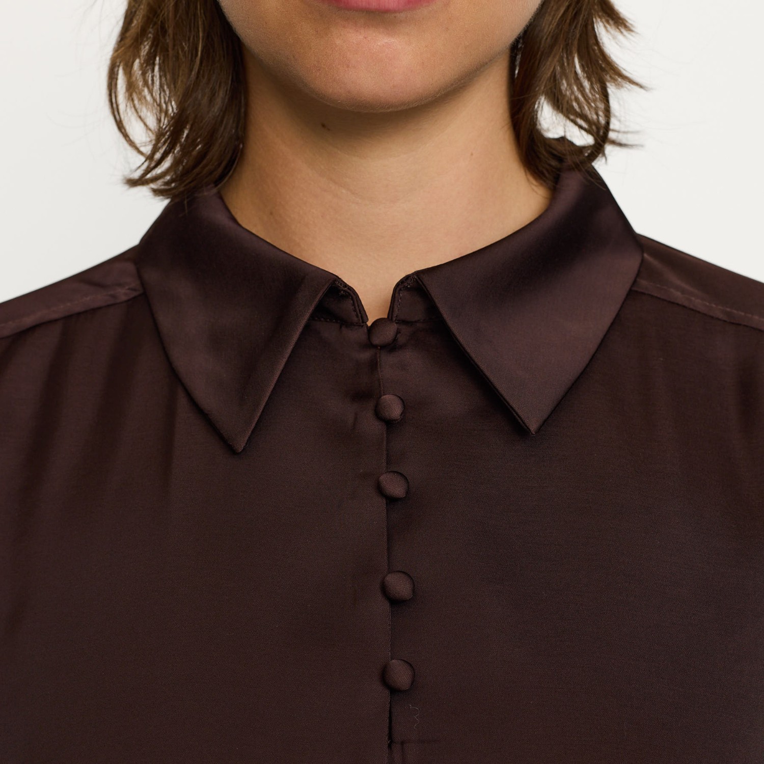 Abia Blouse Coffee Bean | Soft Rebels