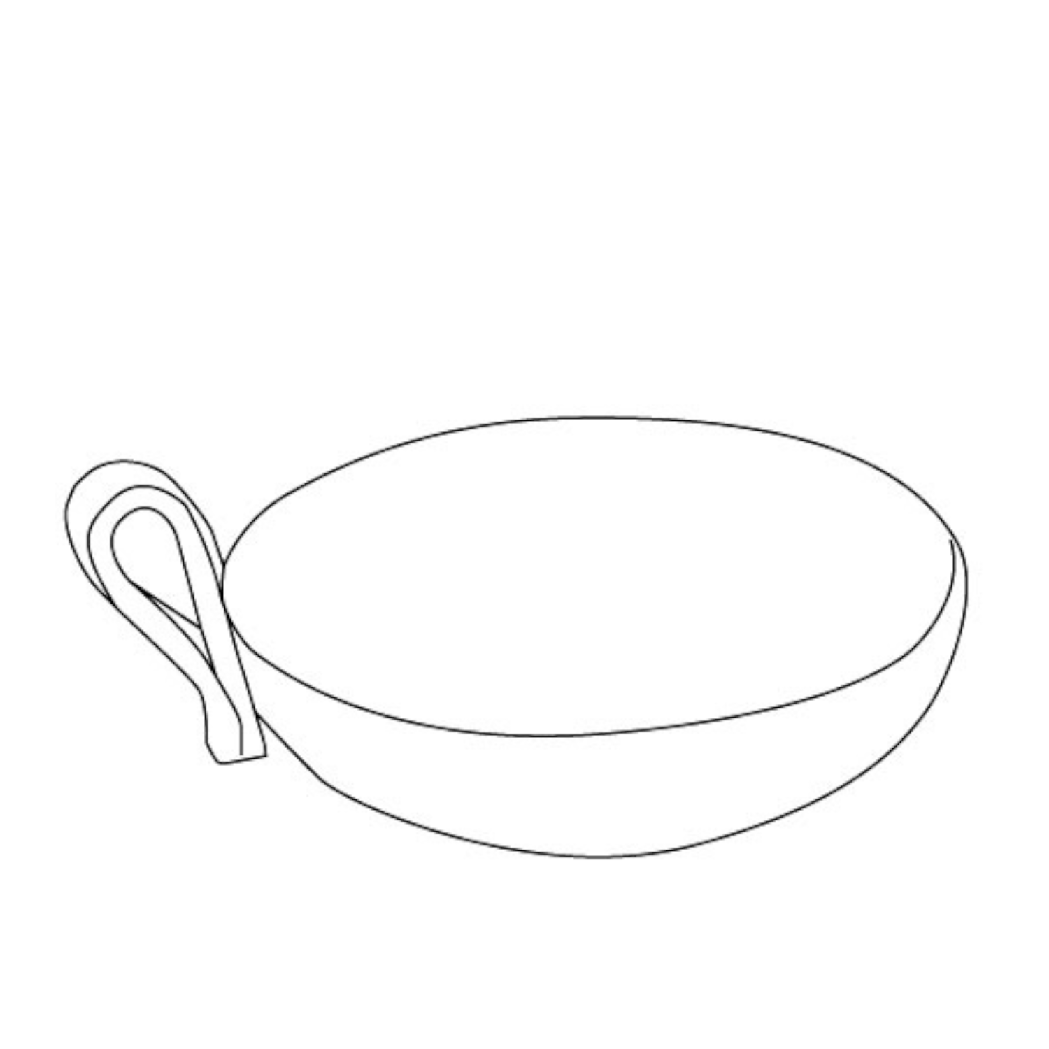 Kommetje met vilten lus 17 cm | Atelier NVMBR