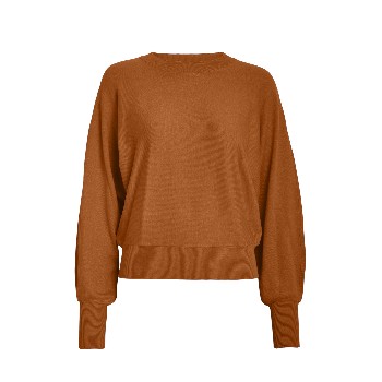 Dana Bat Sleeve Knit Pullover Glazed Ginger | Minus