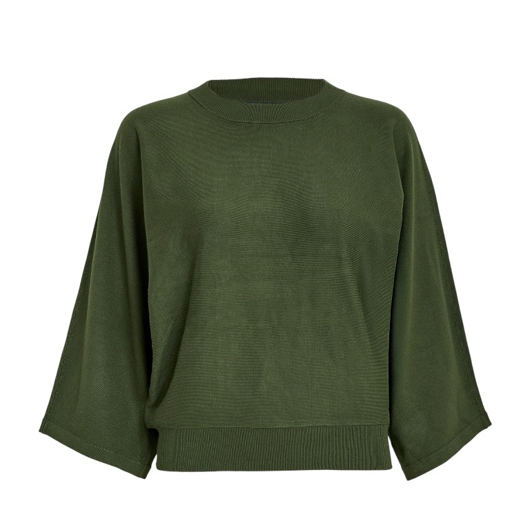 Tess Knit T-Shirt Rifle Green | Minus
