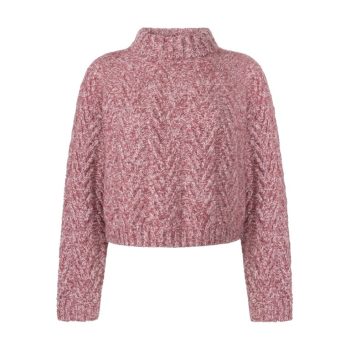 Becka Knitted Pull Garnet Rose Melee | Another Label