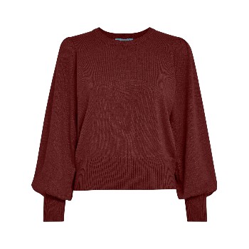 Liva Long Sleeve Pullover Cordovan | Minus