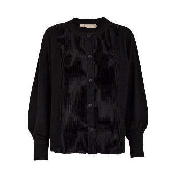 Leia Knit Cardigan Black | Peppercorn