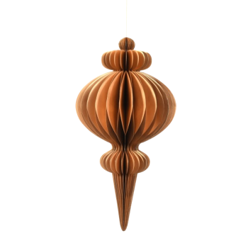 Hanging Paper Honeycomb Gold | Only Natural